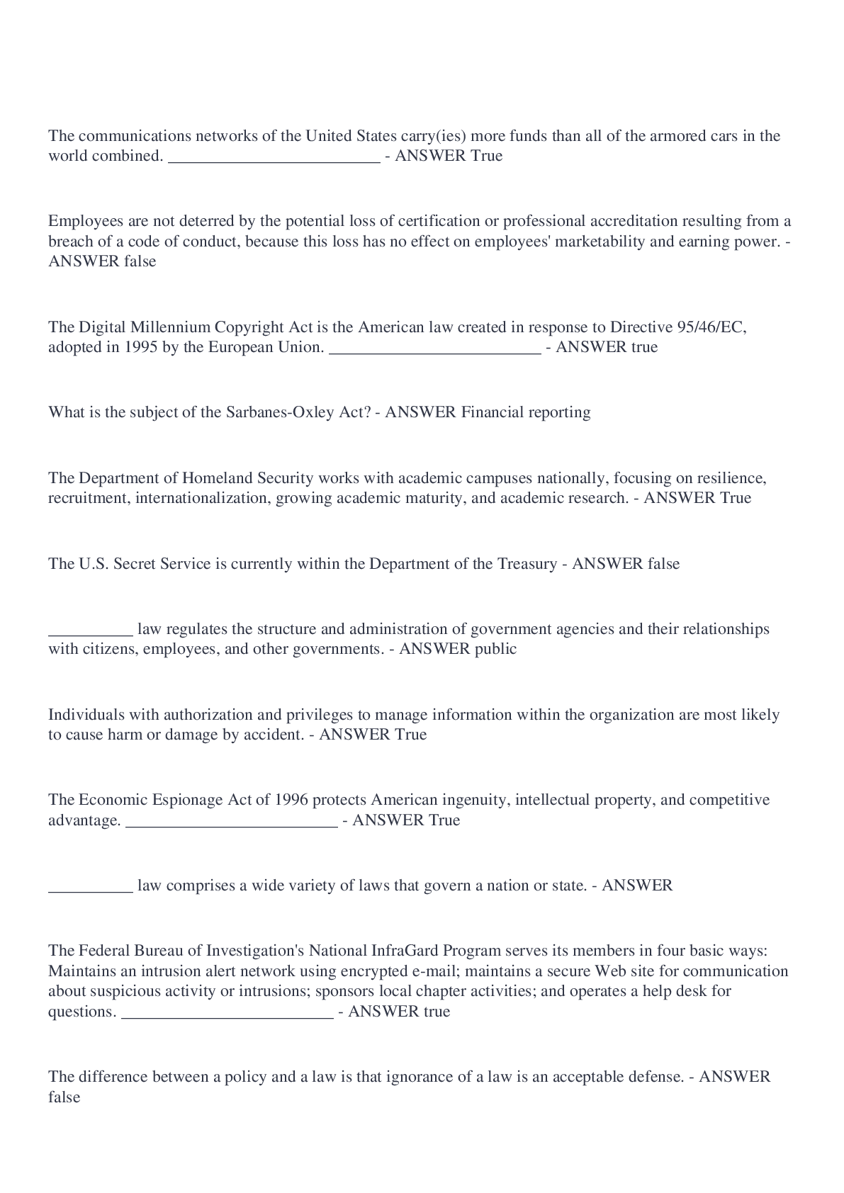 Preview image of Information security EXAM 1, Chapter 3 2022/2023 Solved document
